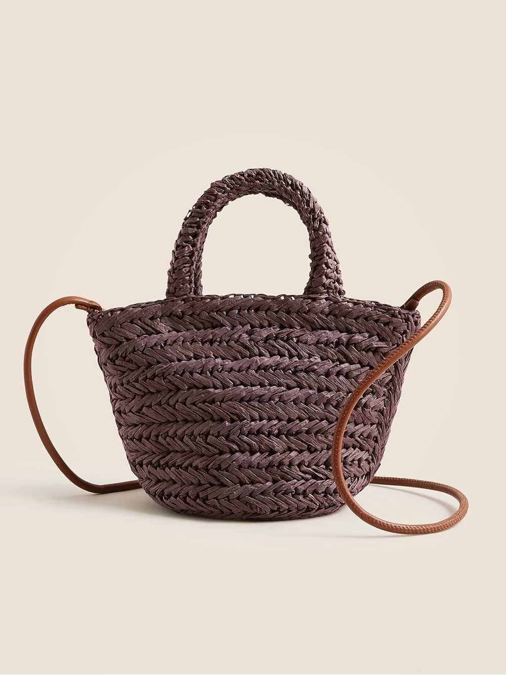 NWT J.Crew Small Malta handwoven straw bag